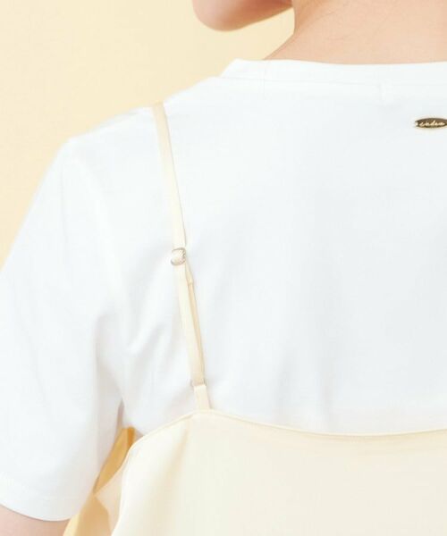 index / インデックス キャミソール・チューブトップ | サテンレースキャミソール【洗濯機OK】 | 詳細13