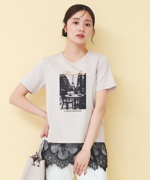 index / インデックス キャミソール・チューブトップ | サテンレースキャミソール【洗濯機OK】 | 詳細5