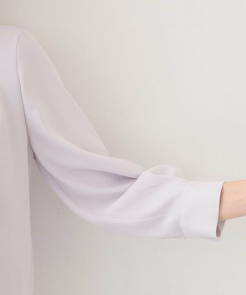 index / インデックス シャツ・ブラウス | アシメドレープボウタイブラウス【洗濯機OK・イージーアイロン】 | 詳細22