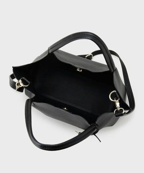 index / インデックス トートバッグ | 【2WAY】軽量合皮スカラップデザインミドルトートバッグ | 詳細13