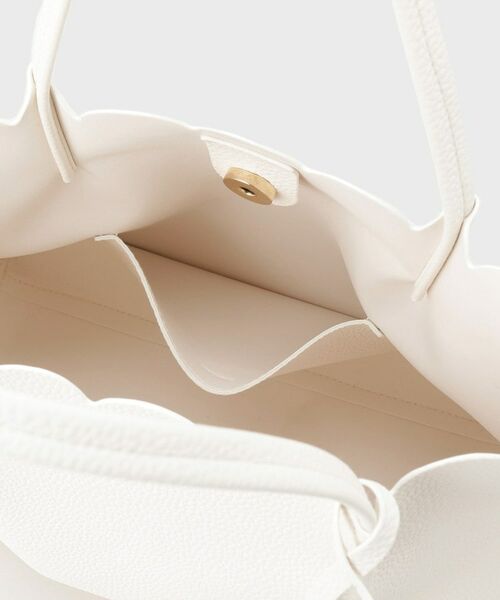 index / インデックス トートバッグ | 【2WAY】軽量合皮スカラップデザインミドルトートバッグ | 詳細17