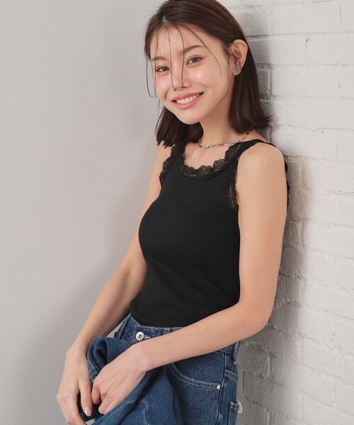 index / インデックス キャミソール・チューブトップ | 前後2way丸胴レースタンクラメアソート【洗濯機OK】 | 詳細12
