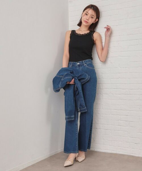 index / インデックス キャミソール・チューブトップ | 前後2way丸胴レースタンクラメアソート【洗濯機OK】 | 詳細13