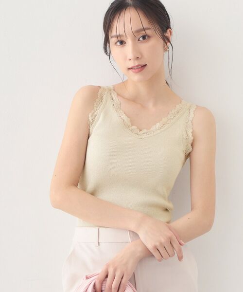 index / インデックス キャミソール・チューブトップ | 前後2way丸胴レースタンクラメアソート【洗濯機OK】 | 詳細22