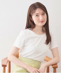 薄手なのに透けにくい！ベーシックTシャツ【洗濯機OK・接触冷感・吸水速乾・透け防止・UVケア】