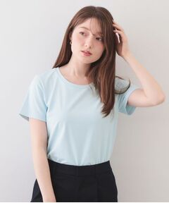 index / インデックス Tシャツ | 薄手なのに透けにくい！ベーシックTシャツ【洗濯機OK・接触冷感・吸水速乾・透け防止・UVケア】