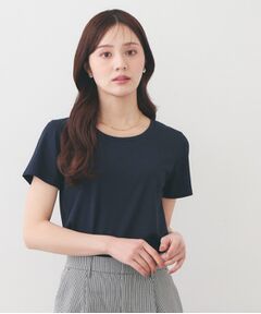 index / インデックス Tシャツ | 薄手なのに透けにくい！ベーシックTシャツ【洗濯機OK・接触冷感・吸水速乾・透け防止・UVケア】