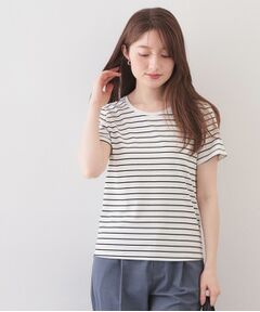 index / インデックス Tシャツ | 薄手なのに透けにくい！ベーシックTシャツ【洗濯機OK・接触冷感・吸水速乾・透け防止・UVケア】