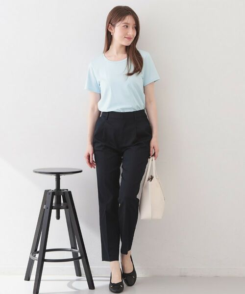 index / インデックス Tシャツ | 薄手なのに透けにくい!ベーシックTシャツ【洗濯機OK・接触冷感・吸水速乾・透け防止・UVケア】 | 詳細18