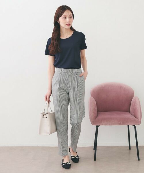 index / インデックス Tシャツ | 薄手なのに透けにくい!ベーシックTシャツ【洗濯機OK・接触冷感・吸水速乾・透け防止・UVケア】 | 詳細22