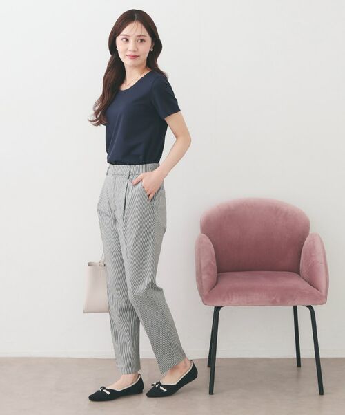 index / インデックス Tシャツ | 薄手なのに透けにくい!ベーシックTシャツ【洗濯機OK・接触冷感・吸水速乾・透け防止・UVケア】 | 詳細23