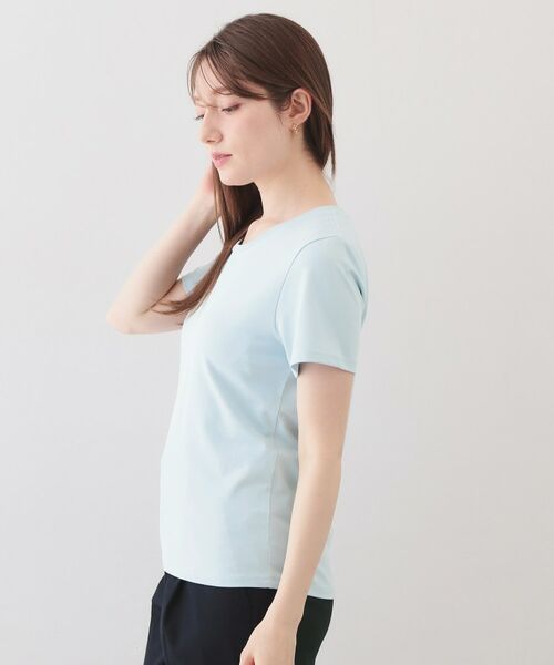 index / インデックス Tシャツ | 薄手なのに透けにくい!ベーシックTシャツ【洗濯機OK・接触冷感・吸水速乾・透け防止・UVケア】 | 詳細26