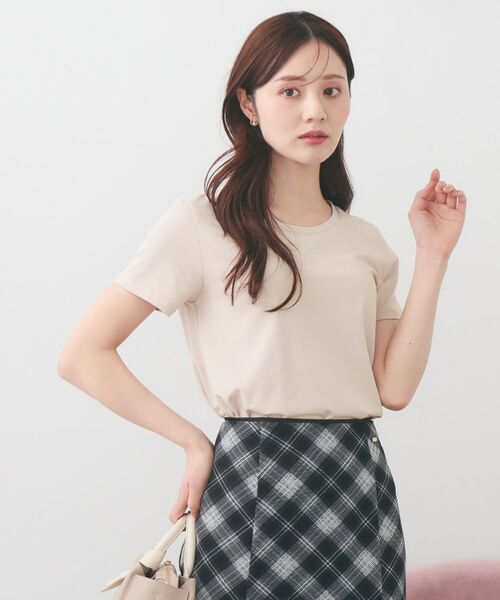 index / インデックス Tシャツ | 薄手なのに透けにくい!ベーシックTシャツ【洗濯機OK・接触冷感・吸水速乾・透け防止・UVケア】 | 詳細9