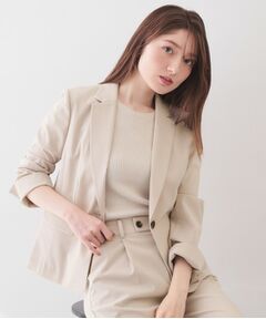 index / インデックス テーラードジャケット | ストレッチテーラードジャケット/セットアップ対応可【洗濯機OK/接触冷感/吸水速乾/イージーアイロン】《XS～3L》