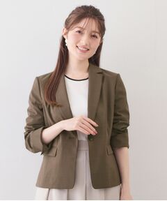 index / インデックス テーラードジャケット | ストレッチテーラードジャケット/セットアップ対応可【洗濯機OK/接触冷感/吸水速乾/イージーアイロン】《XS～3L》