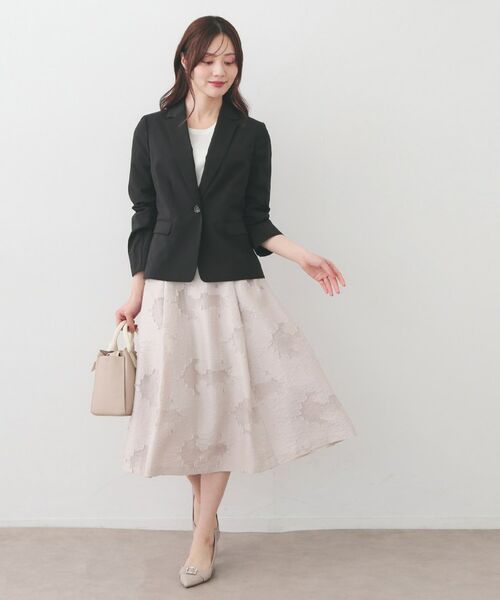 index / インデックス テーラードジャケット | ストレッチテーラードジャケット/セットアップ対応可【洗濯機OK/接触冷感/吸水速乾/イージーアイロン】《XS～3L》 | 詳細12