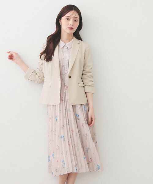 index / インデックス テーラードジャケット | ストレッチテーラードジャケット/セットアップ対応可【洗濯機OK/接触冷感/吸水速乾/イージーアイロン】《XS～3L》 | 詳細16