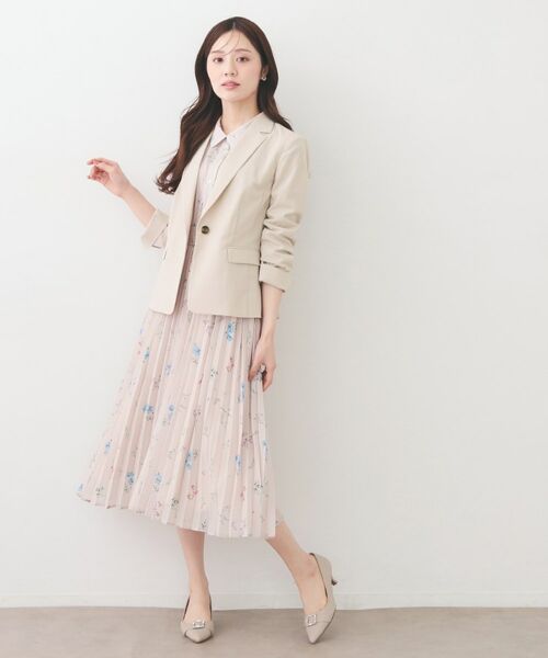 index / インデックス テーラードジャケット | ストレッチテーラードジャケット/セットアップ対応可【洗濯機OK/接触冷感/吸水速乾/イージーアイロン】《XS～3L》 | 詳細17