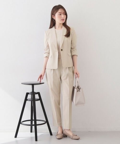 index / インデックス テーラードジャケット | ストレッチテーラードジャケット/セットアップ対応可【洗濯機OK/接触冷感/吸水速乾/イージーアイロン】《XS～3L》 | 詳細19