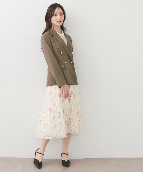 index / インデックス テーラードジャケット | 多機能ダブルブレストテーラードジャケット【洗濯機OK・接触冷感・吸水速乾・イージーアイロン・防シワ】 | 詳細11