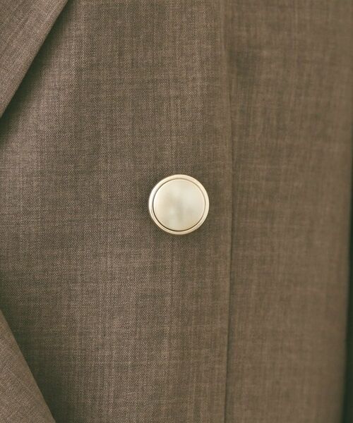 index / インデックス テーラードジャケット | 多機能ダブルブレストテーラードジャケット【洗濯機OK・接触冷感・吸水速乾・イージーアイロン・防シワ】 | 詳細15