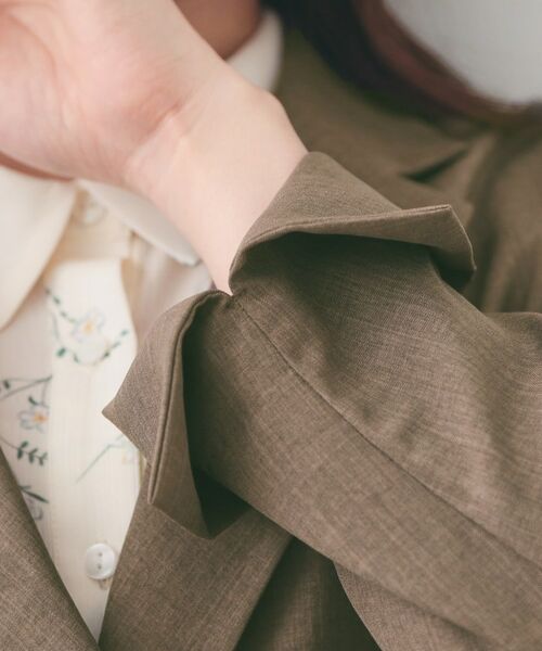 index / インデックス テーラードジャケット | 多機能ダブルブレストテーラードジャケット【洗濯機OK・接触冷感・吸水速乾・イージーアイロン・防シワ】 | 詳細25