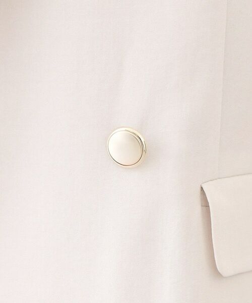 index / インデックス テーラードジャケット | 多機能ダブルブレストテーラードジャケット【洗濯機OK・接触冷感・吸水速乾・イージーアイロン・防シワ】 | 詳細4