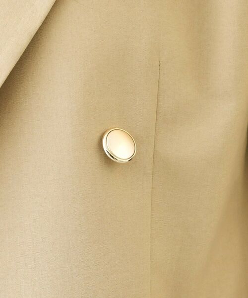 index / インデックス テーラードジャケット | 多機能ダブルブレストテーラードジャケット【洗濯機OK・接触冷感・吸水速乾・イージーアイロン・防シワ】 | 詳細8