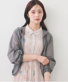 index / インデックス レザーブルゾン・ジャケット | シアーフーディーブルゾン【洗濯機OK・イージーアイロン・撥水】