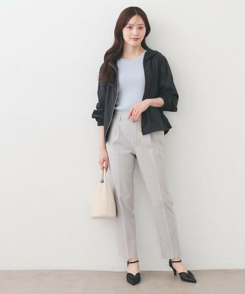 index / インデックス レザーブルゾン・ジャケット | シアーフーディーブルゾン【洗濯機OK・イージーアイロン・撥水】 | 詳細10