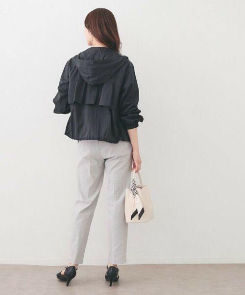 index / インデックス レザーブルゾン・ジャケット | シアーフーディーブルゾン【洗濯機OK・イージーアイロン・撥水】 | 詳細11