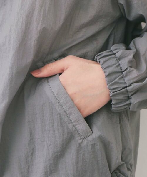 index / インデックス レザーブルゾン・ジャケット | シアーフーディーブルゾン【洗濯機OK・イージーアイロン・撥水】 | 詳細18