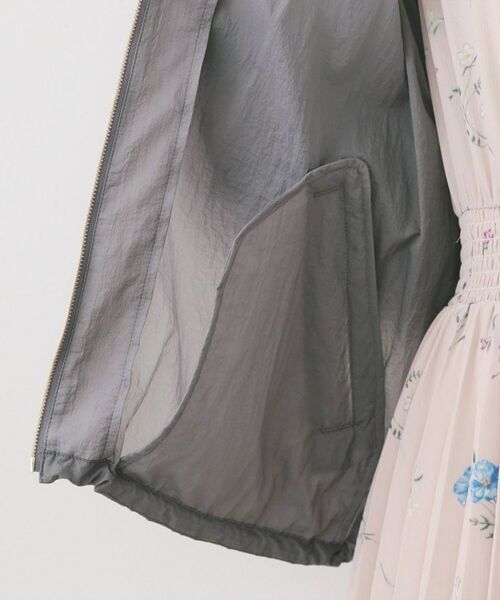 index / インデックス レザーブルゾン・ジャケット | シアーフーディーブルゾン【洗濯機OK・イージーアイロン・撥水】 | 詳細20