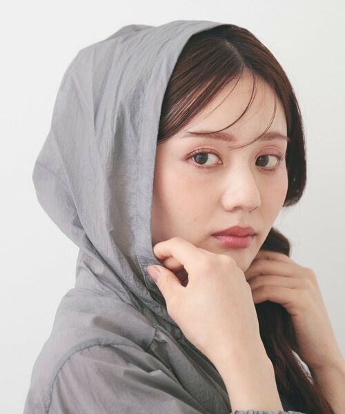 index / インデックス レザーブルゾン・ジャケット | シアーフーディーブルゾン【洗濯機OK・イージーアイロン・撥水】 | 詳細22