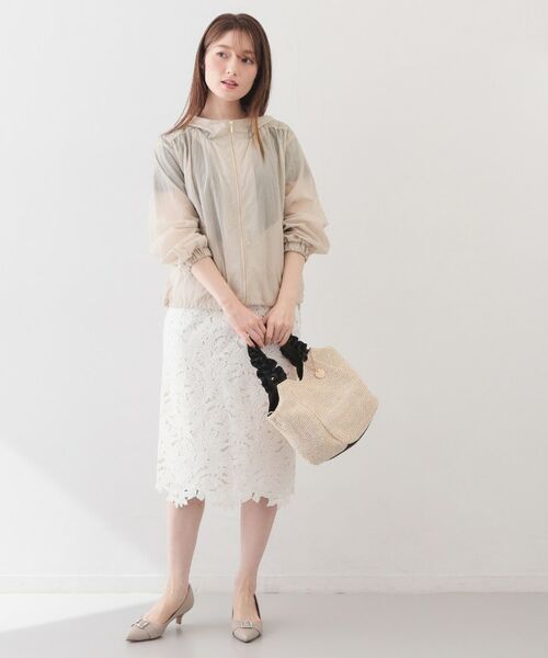 index / インデックス レザーブルゾン・ジャケット | シアーフーディーブルゾン【洗濯機OK・イージーアイロン・撥水】 | 詳細7