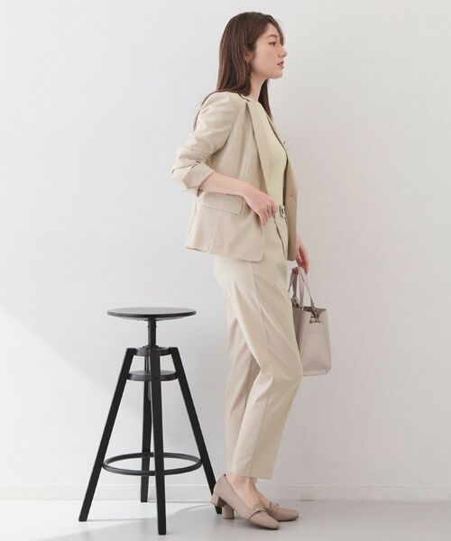 index / インデックス パンツ | ストレッチテーパードパンツ/セットアップ対応可【洗濯機OK/接触冷感/吸水速乾/イージーアイロン】《XS～3L》 | 詳細19