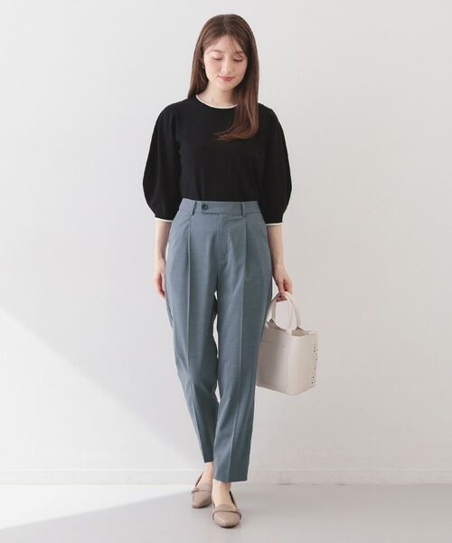 index / インデックス パンツ | ストレッチテーパードパンツ/セットアップ対応可【洗濯機OK/接触冷感/吸水速乾/イージーアイロン】《XS～3L》 | 詳細2