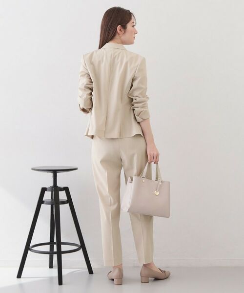 index / インデックス パンツ | ストレッチテーパードパンツ/セットアップ対応可【洗濯機OK/接触冷感/吸水速乾/イージーアイロン】《XS～3L》 | 詳細20