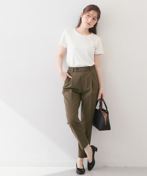 index / インデックス パンツ | ストレッチテーパードパンツ/セットアップ対応可【洗濯機OK/接触冷感/吸水速乾/イージーアイロン】《XS～3L》 | 詳細24