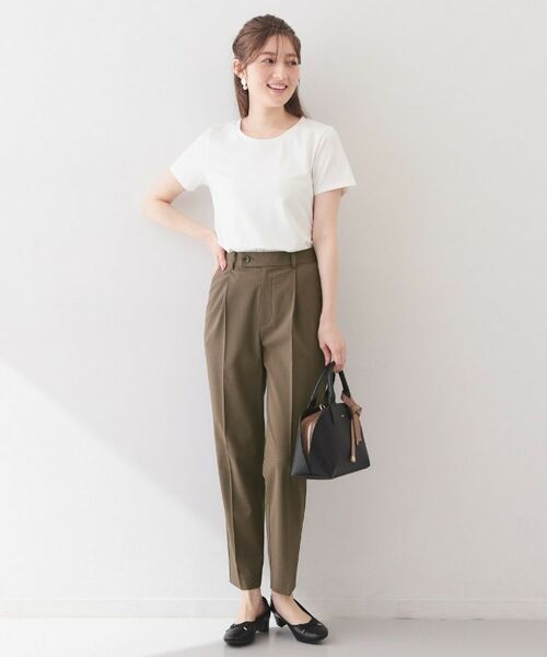 index / インデックス パンツ | ストレッチテーパードパンツ/セットアップ対応可【洗濯機OK/接触冷感/吸水速乾/イージーアイロン】《XS～3L》 | 詳細25