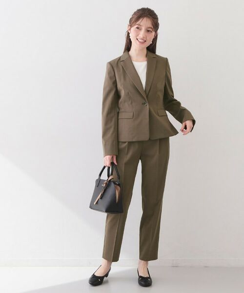 index / インデックス パンツ | ストレッチテーパードパンツ/セットアップ対応可【洗濯機OK/接触冷感/吸水速乾/イージーアイロン】《XS～3L》 | 詳細26