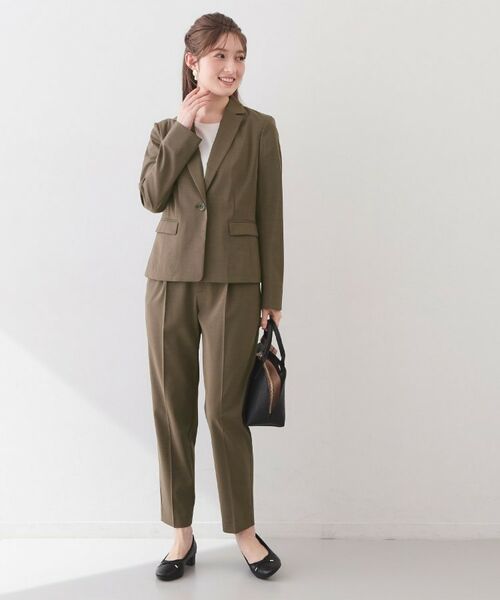 index / インデックス パンツ | ストレッチテーパードパンツ/セットアップ対応可【洗濯機OK/接触冷感/吸水速乾/イージーアイロン】《XS～3L》 | 詳細27