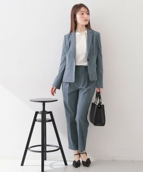 index / インデックス パンツ | ストレッチテーパードパンツ/セットアップ対応可【洗濯機OK/接触冷感/吸水速乾/イージーアイロン】《XS～3L》 | 詳細5