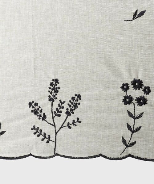 index / インデックス 傘 | 【晴雨兼用】バンブーハンドルフラワー刺繍長傘 | 詳細4