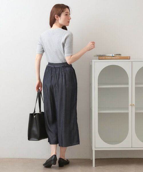 index / インデックス ニット・セーター | オーガニックコットン バイカラーケーブルニット【洗濯機OK・UVケア】 | 詳細11