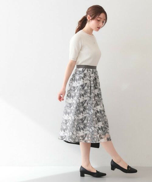 index / インデックス ニット・セーター | オーガニックコットン バイカラーケーブルニット【洗濯機OK・UVケア】 | 詳細3