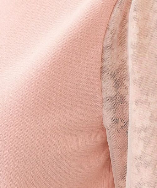 index / インデックス ニット・セーター | レーススリーブハートネックニット【洗濯機OK・UVケア・抗ピリング】 | 詳細12