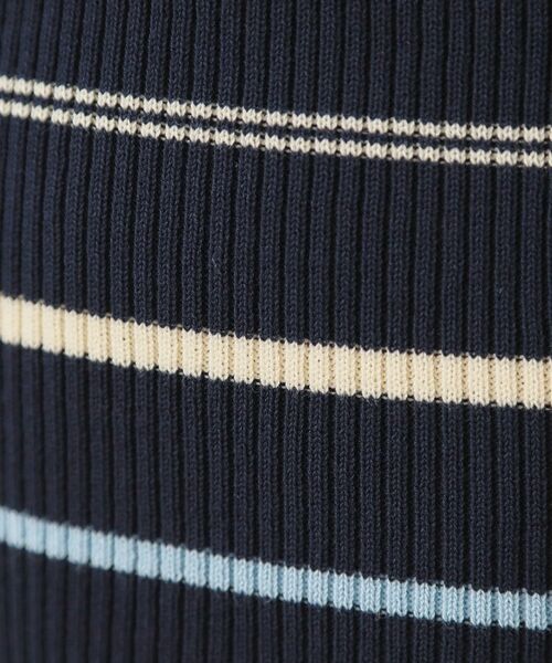 index / インデックス ニット・セーター | マルチボーダーオフショルニット【洗濯機OK】 | 詳細12