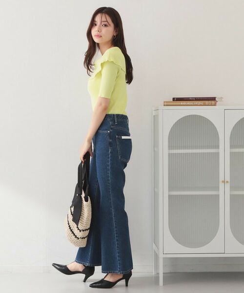 index / インデックス ニット・セーター | マルチボーダーオフショルニット【洗濯機OK】 | 詳細3