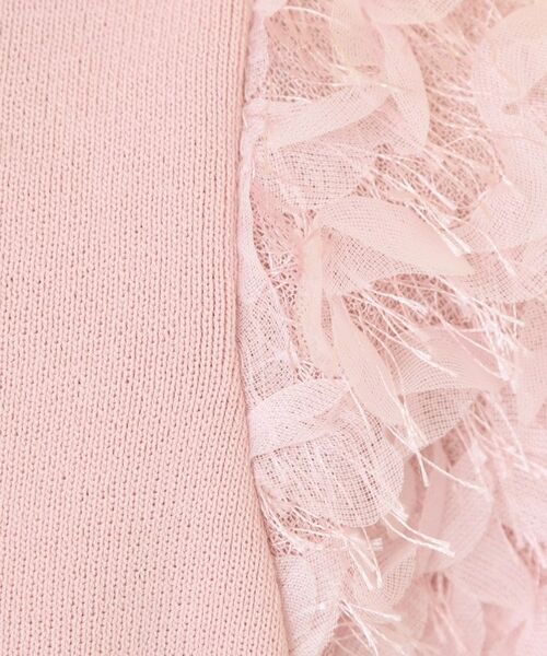 index / インデックス ニット・セーター | ドッキングシャギーレーススリーブニット【洗濯機OK】 | 詳細12